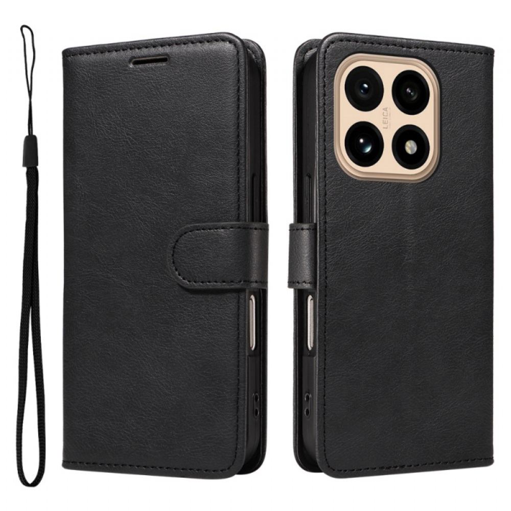 Peněženková Pouzdra Xiaomi 15t Kožený Efekt