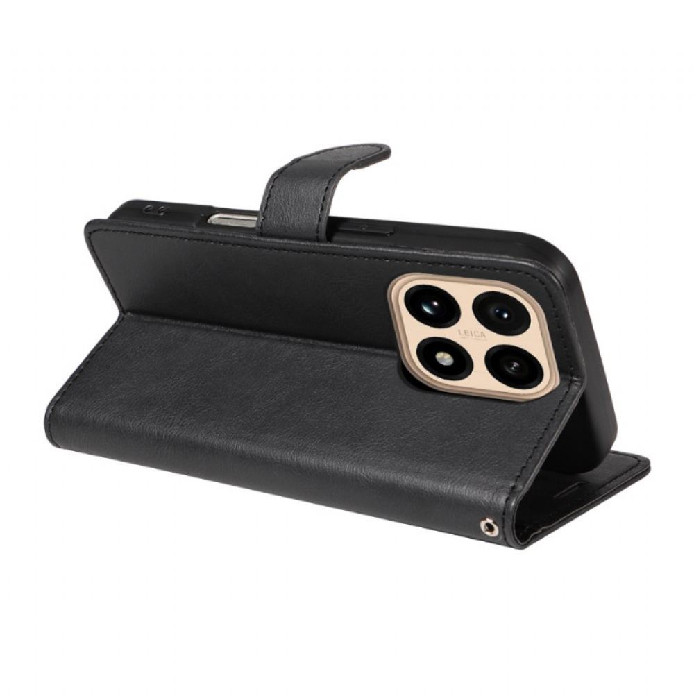 Peněženková Pouzdra Xiaomi 15t Kožený Efekt