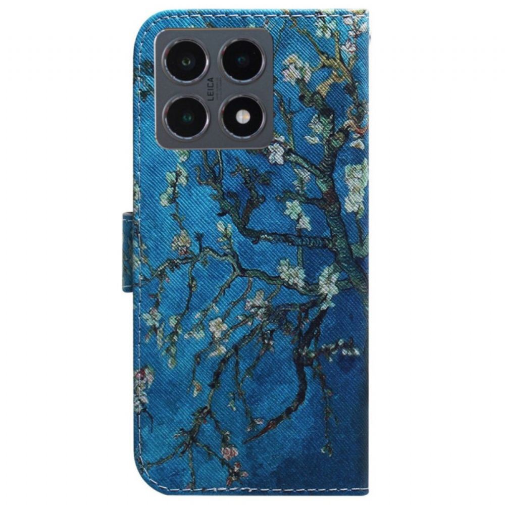 Peněženková Pouzdra Xiaomi 15t Kvetoucí Větve