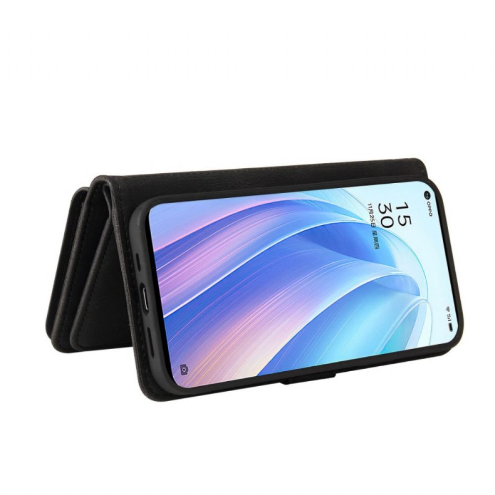 Flipové Pouzdro Na Oppo Find X5 Lite Multifunkční Držák Karty