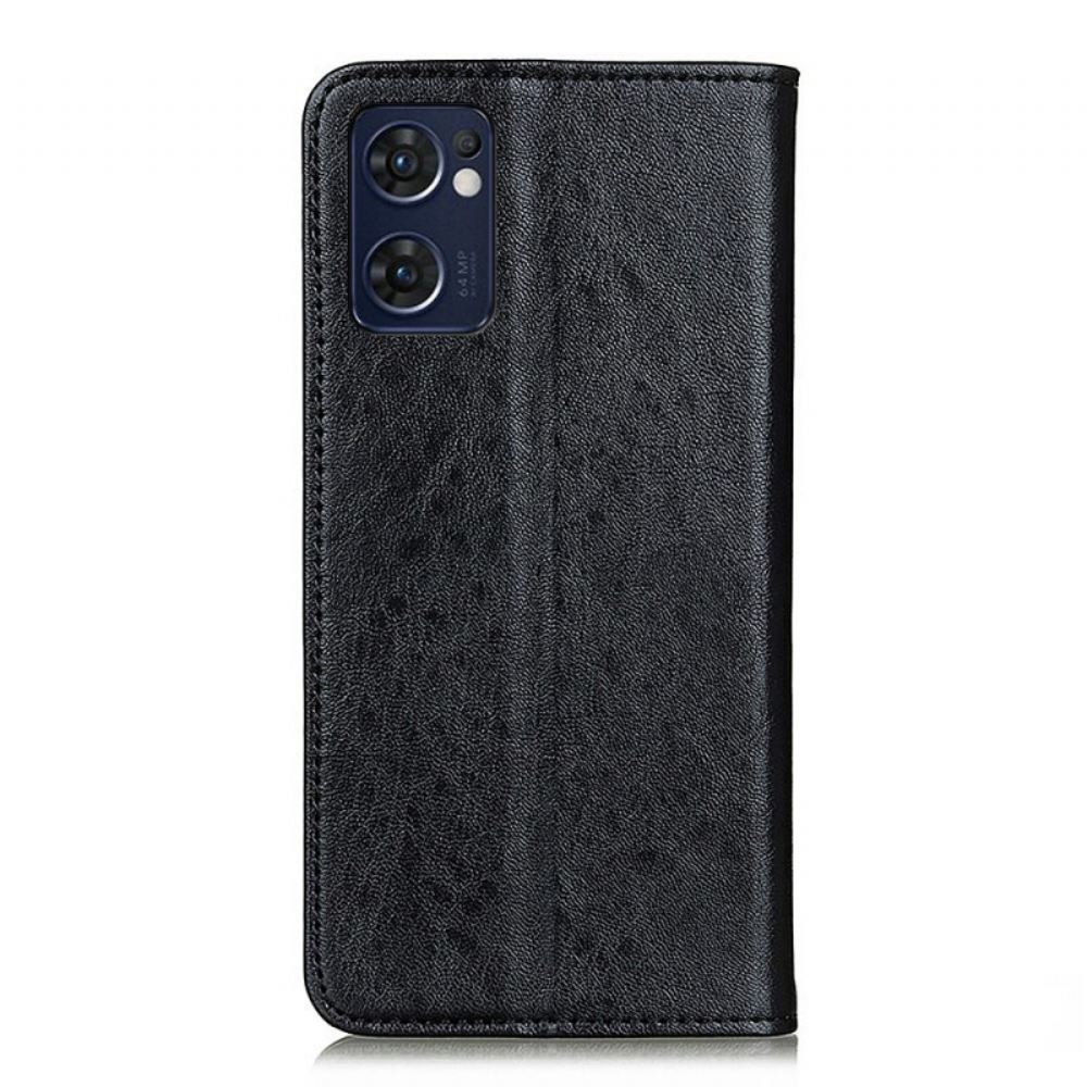 Kryty Na Mobil Na Oppo Find X5 Lite Flipové Pouzdro Textura Kůže