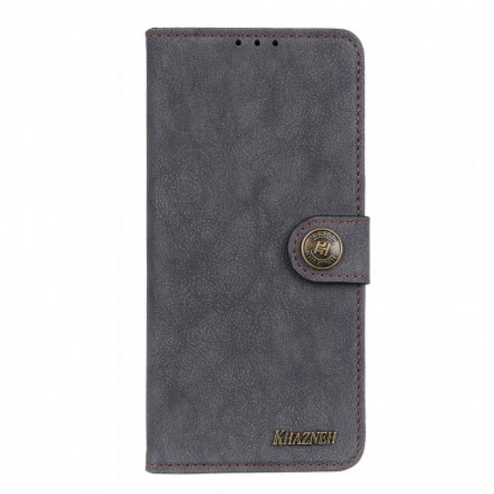 Flipové Pouzdro Na Xiaomi Redmi Note 10 / 10S Khazneh Retro Štípaná Kůže