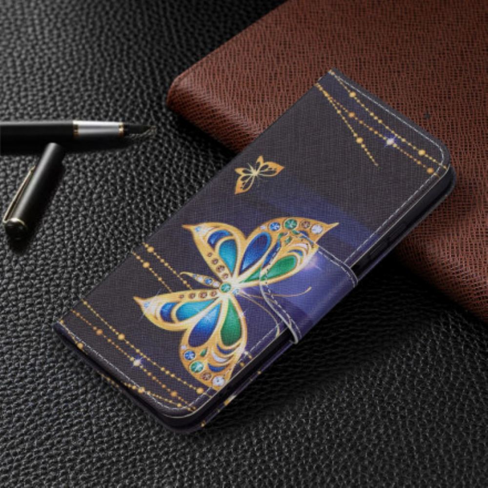 Flipové Pouzdro Na Xiaomi Redmi Note 10 / 10S Kouzelný Motýl