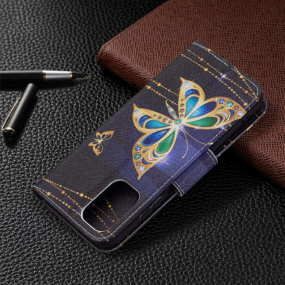 Flipové Pouzdro Na Xiaomi Redmi Note 10 / 10S Kouzelný Motýl