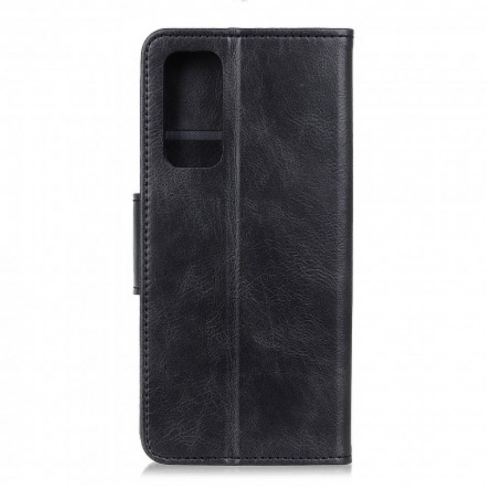 Flipové Pouzdro Na Xiaomi Redmi Note 10 / 10S Oboustranná Spona S Koženým Efektem
