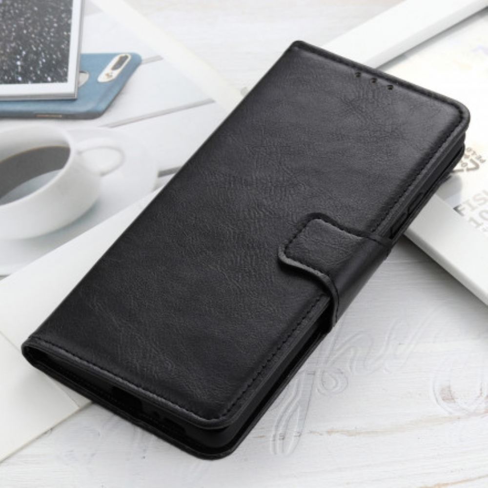 Flipové Pouzdro Na Xiaomi Redmi Note 10 / 10S Oboustranná Spona S Koženým Efektem