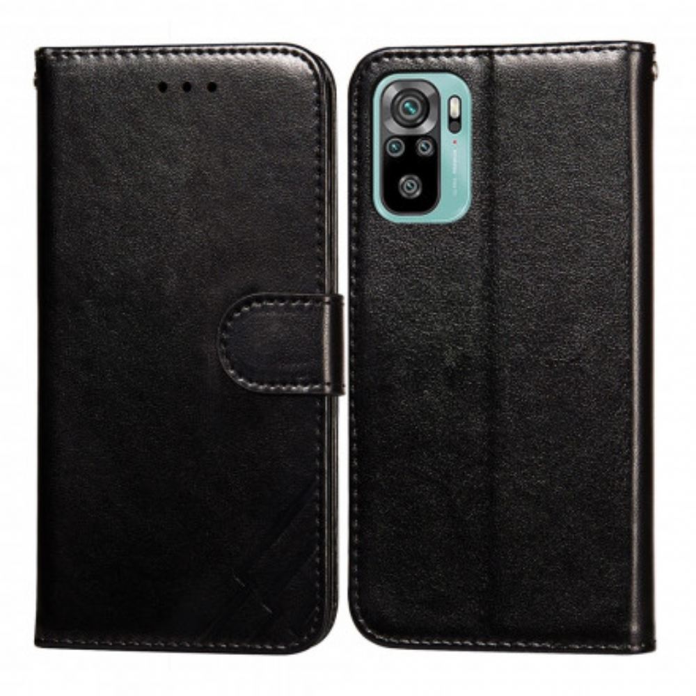Flipové Pouzdro Na Xiaomi Redmi Note 10 / 10S Styl Lesklé Kůže