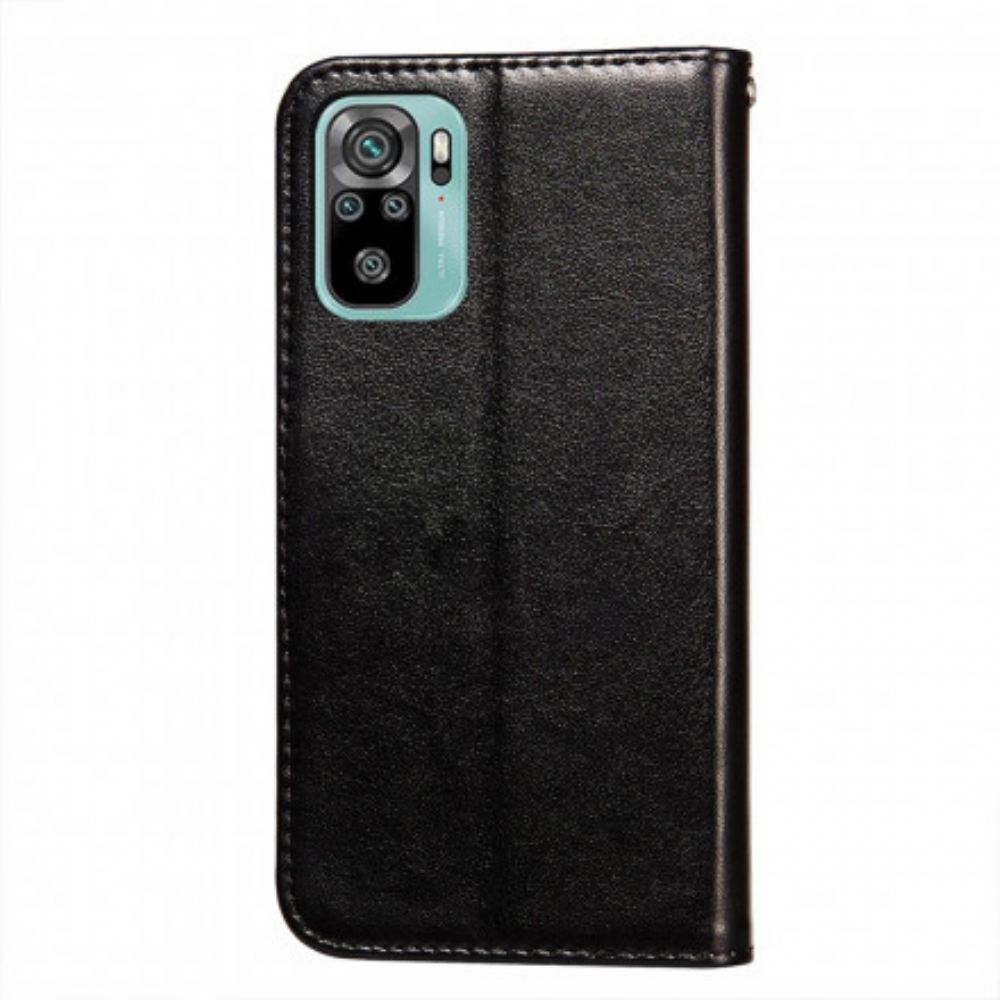 Flipové Pouzdro Na Xiaomi Redmi Note 10 / 10S Styl Lesklé Kůže