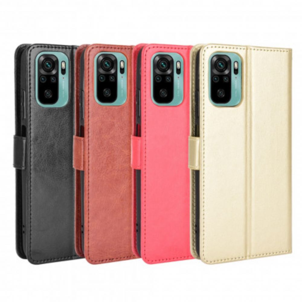 Flipové Pouzdro Na Xiaomi Redmi Note 10 / 10S Třpytivá Umělá Kůže