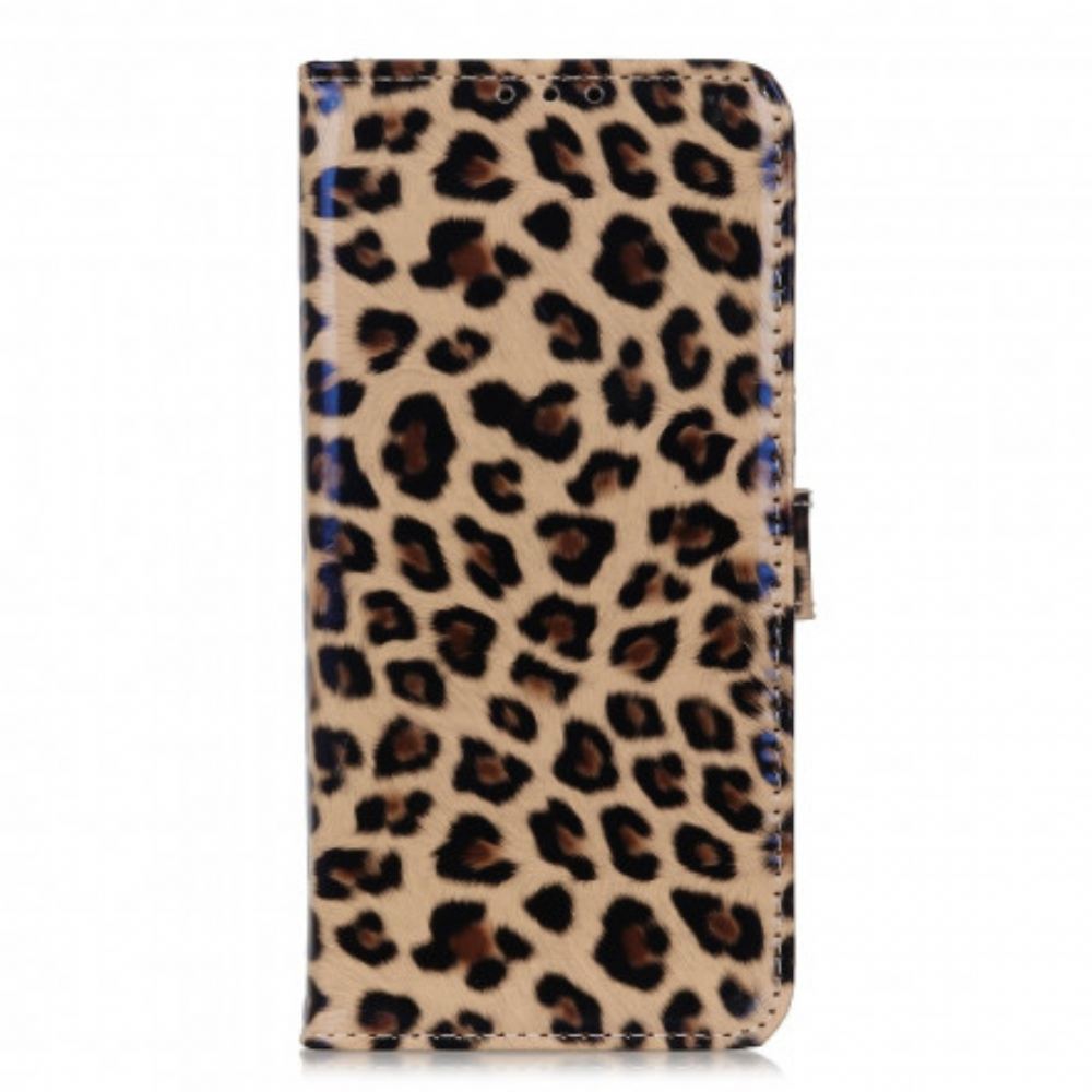 Kožené Pouzdro Na Xiaomi Redmi Note 10 / 10S Leopard
