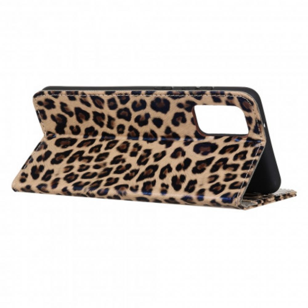Kožené Pouzdro Na Xiaomi Redmi Note 10 / 10S Leopard