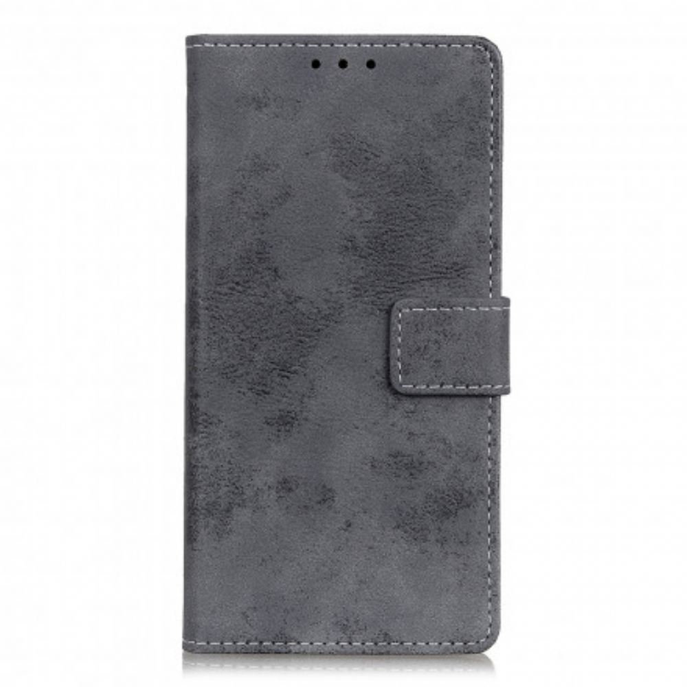 Kožené Pouzdro Na Xiaomi Redmi Note 10 / 10S Vintage Kožený Efekt