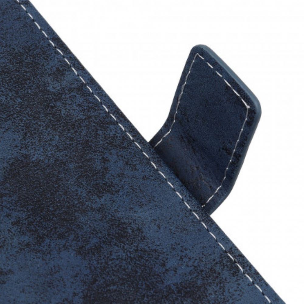 Kožené Pouzdro Na Xiaomi Redmi Note 10 / 10S Vintage Kožený Efekt