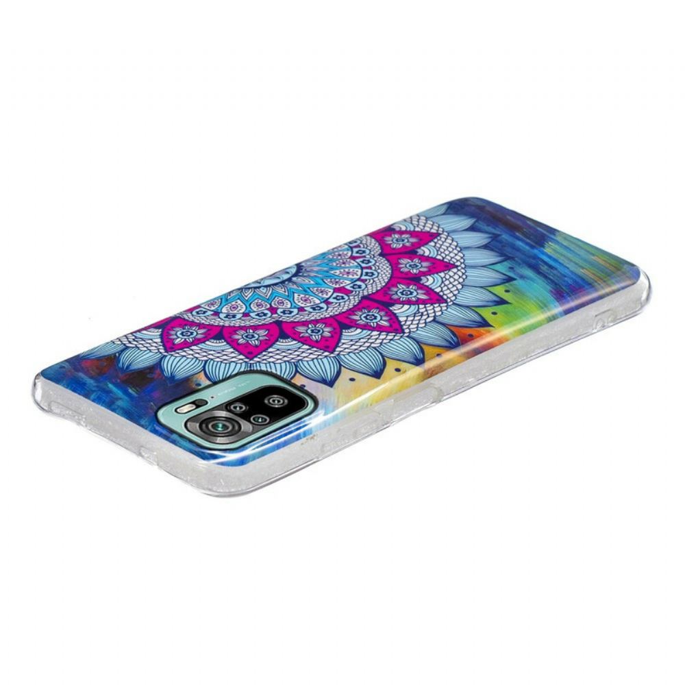 Kryt Na Xiaomi Redmi Note 10 / 10S Fluorescenční Barevná Mandala
