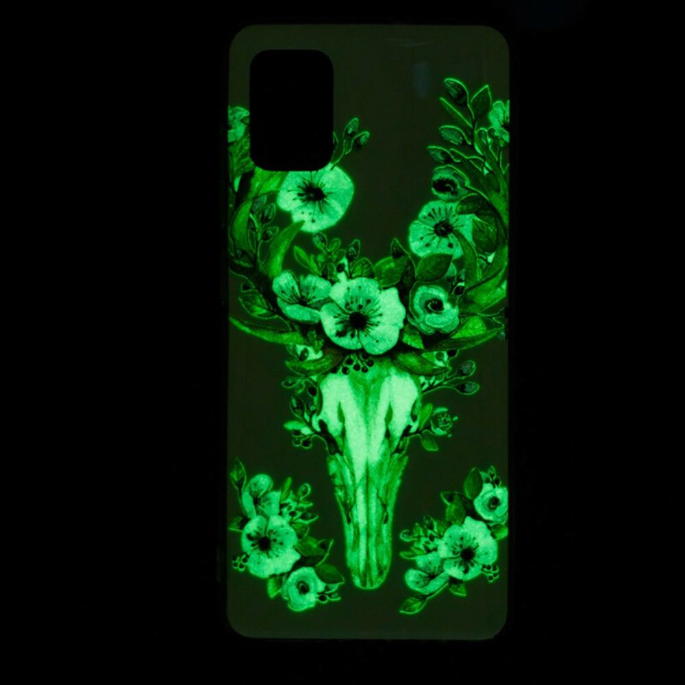 Kryt Na Xiaomi Redmi Note 10 / 10S Fluorescenční Květ Elk