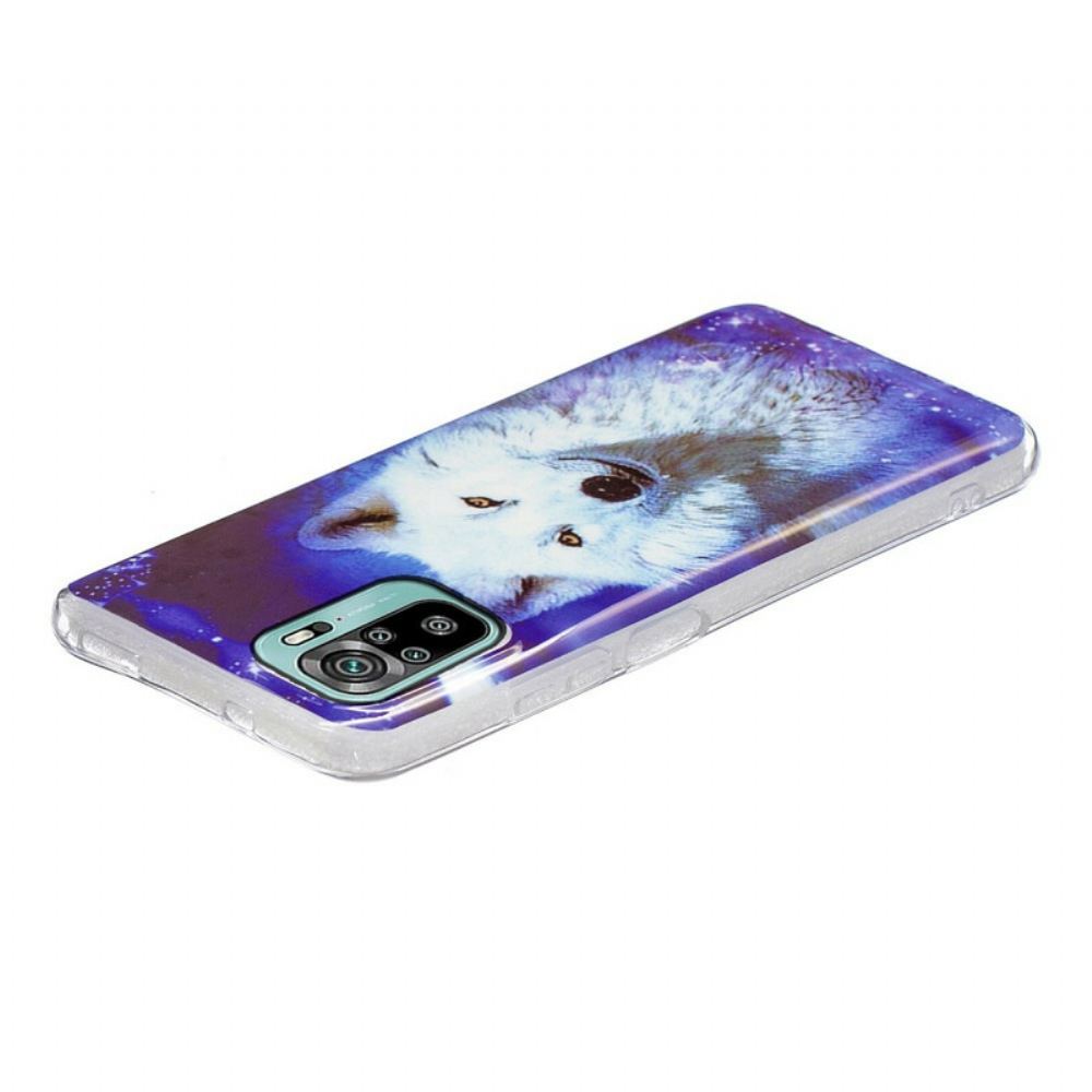 Kryt Na Xiaomi Redmi Note 10 / 10S Fluorescenční Řada Wolf