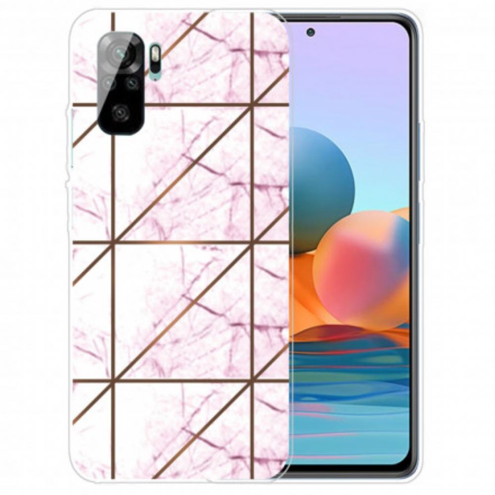 Kryt Na Xiaomi Redmi Note 10 / 10S Intenzivní Geometrický Mramor