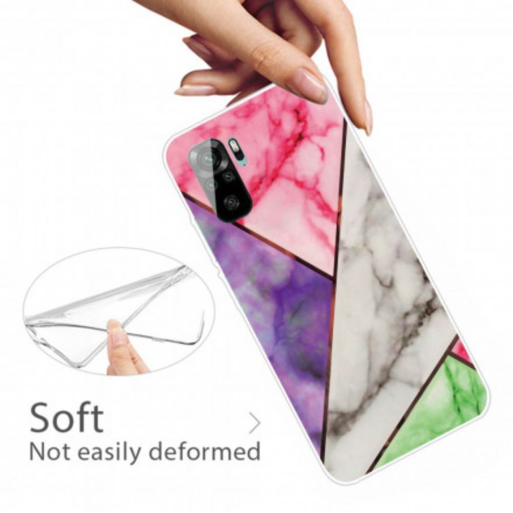 Kryt Na Xiaomi Redmi Note 10 / 10S Intenzivní Geometrický Mramor