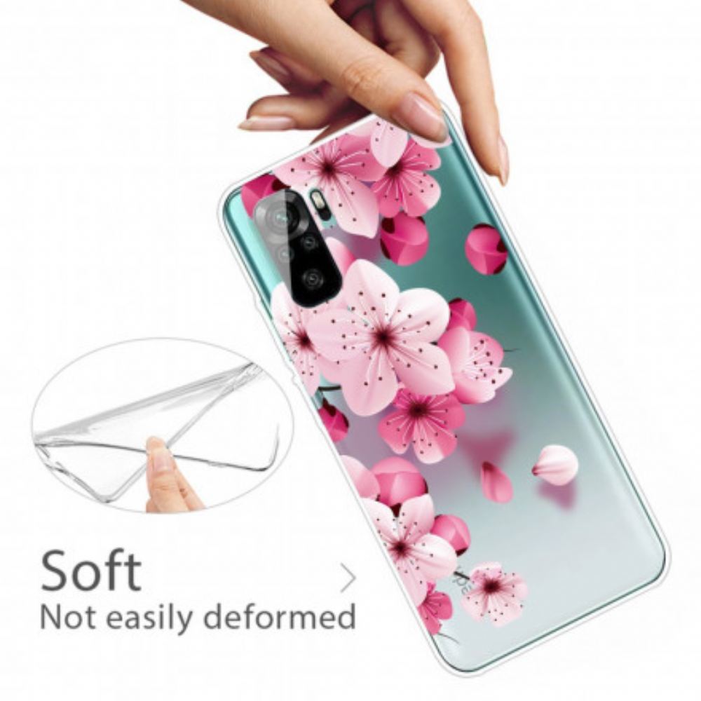 Kryt Na Xiaomi Redmi Note 10 / 10S Malé Růžové Květy