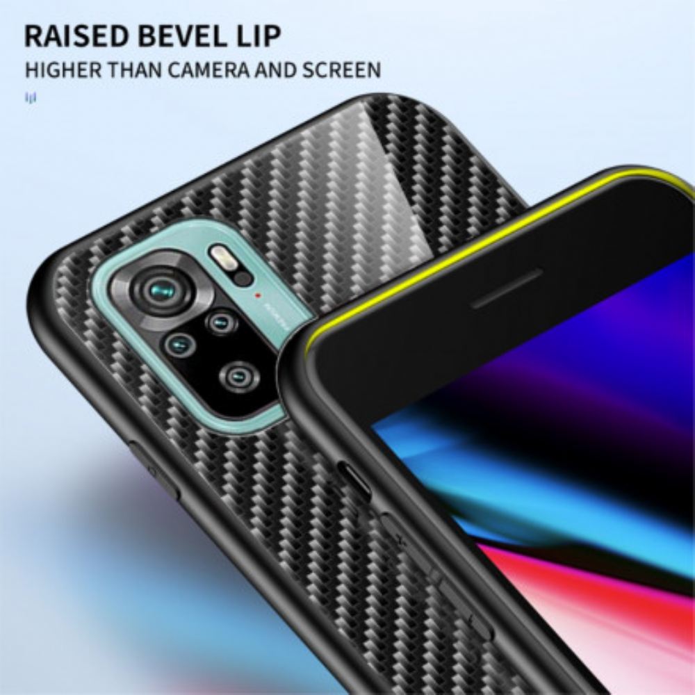 Kryt Na Xiaomi Redmi Note 10 / 10S Tvrzené Sklo Z Uhlíkových Vláken