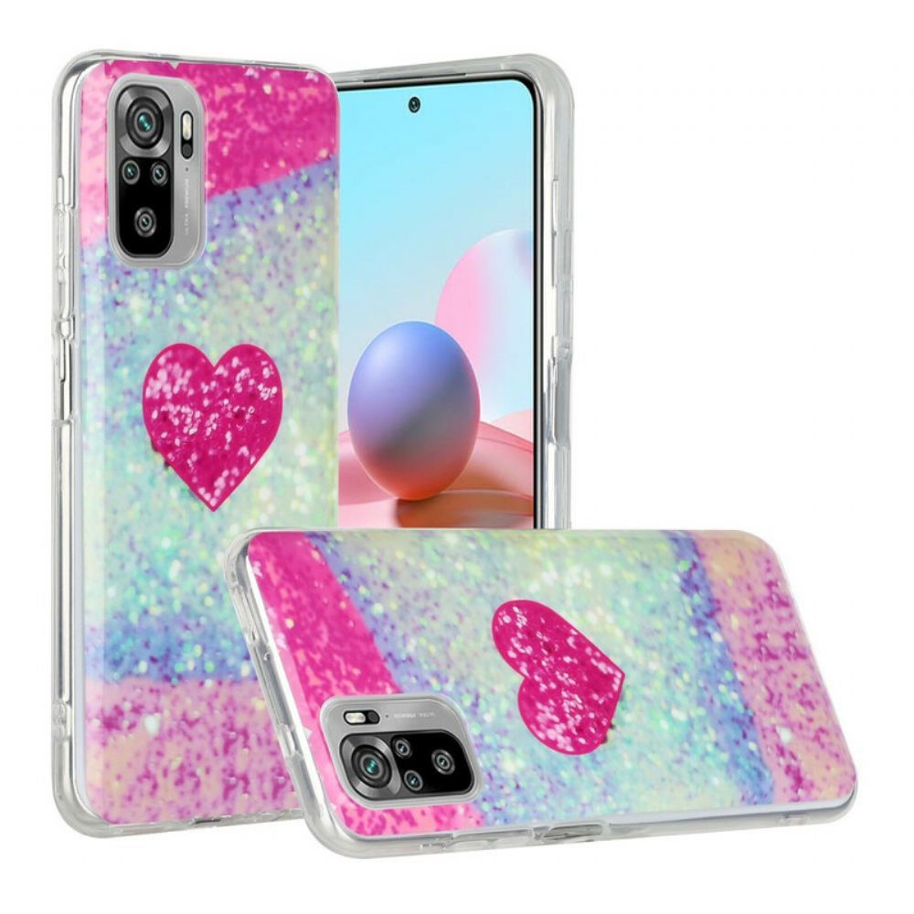 Kryt Na Xiaomi Redmi Note 10 / 10S Třpytivý Mramor
