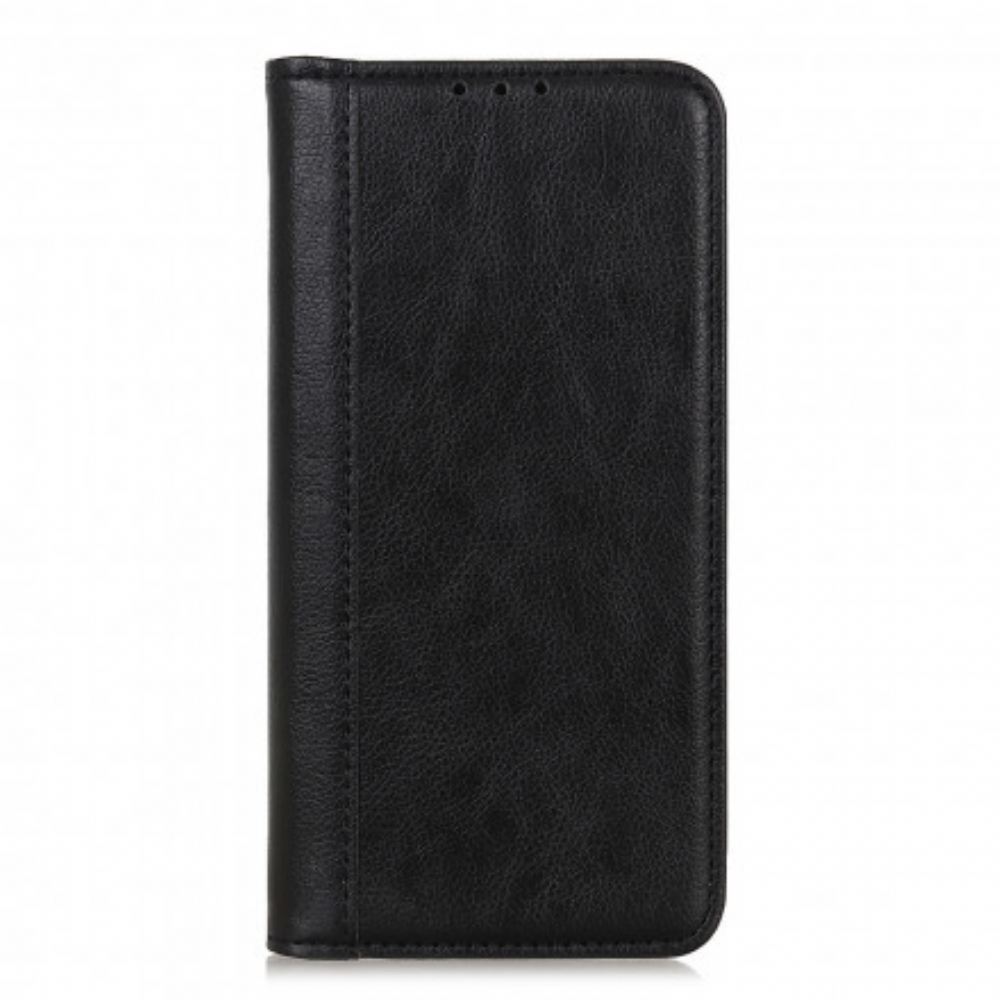 Kryty Na Mobil Na Xiaomi Redmi Note 10 / 10S Flipové Pouzdro Verze Litchi Split Leather