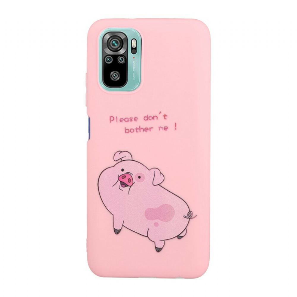Kryty Na Mobil Na Xiaomi Redmi Note 10 / 10S Prase S Páskem Na Polibek