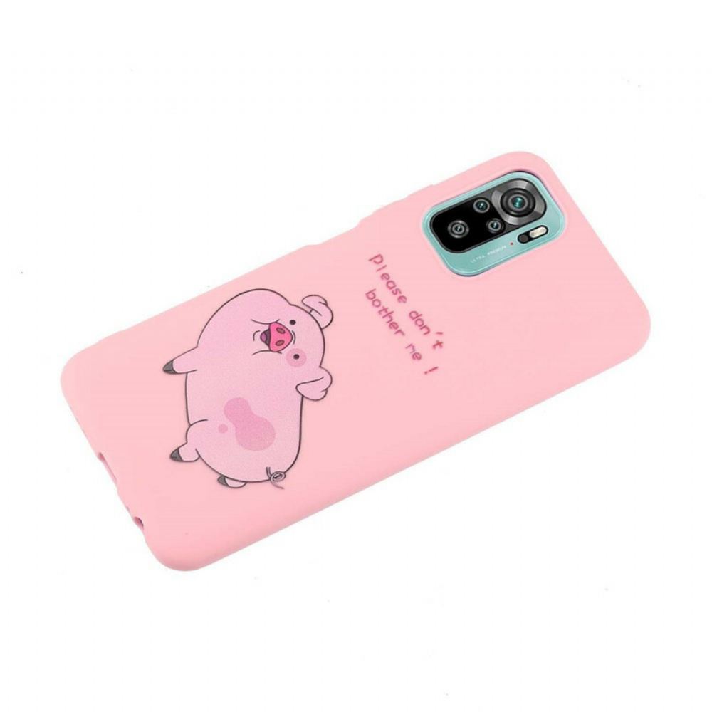 Kryty Na Mobil Na Xiaomi Redmi Note 10 / 10S Prase S Páskem Na Polibek