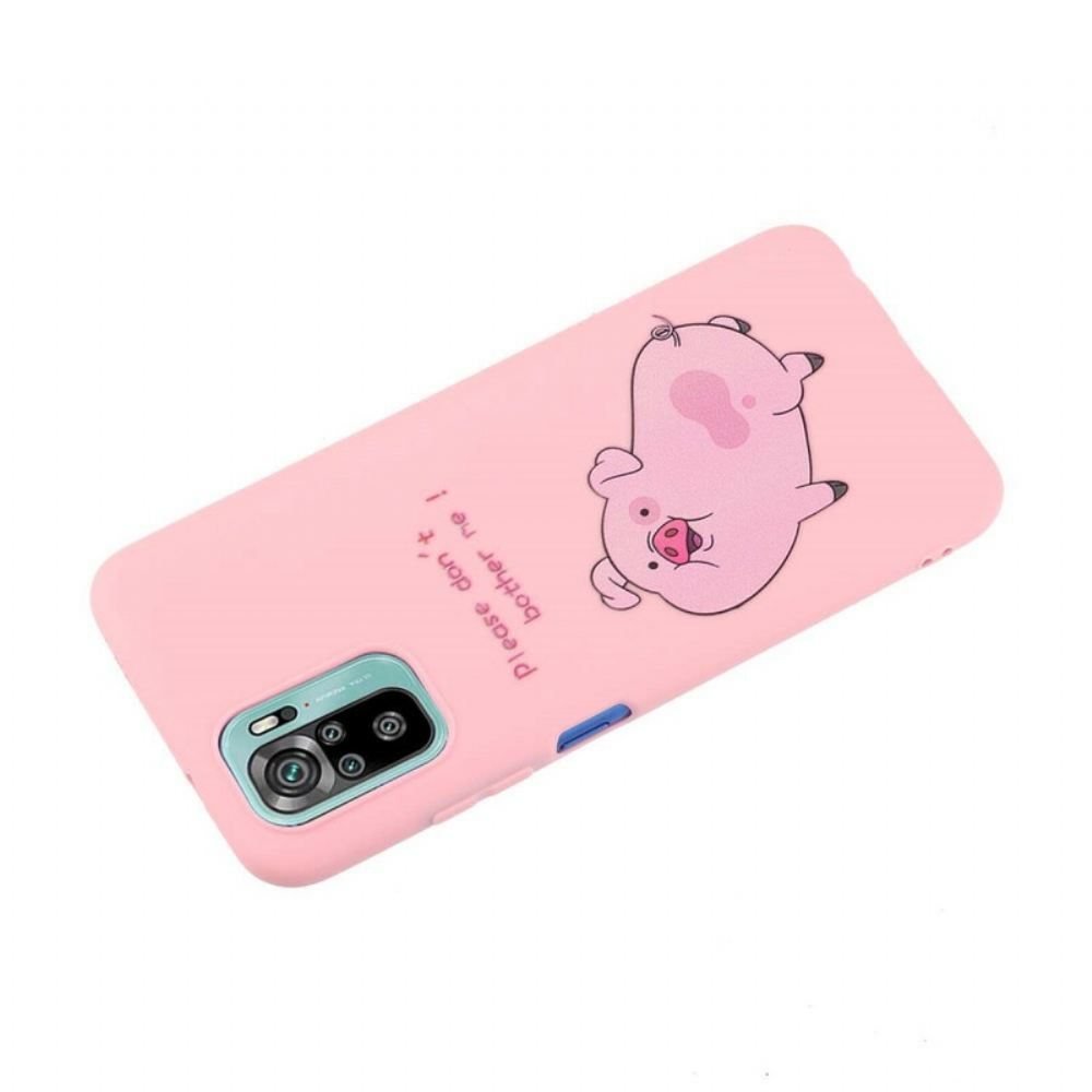 Kryty Na Mobil Na Xiaomi Redmi Note 10 / 10S Prase S Páskem Na Polibek