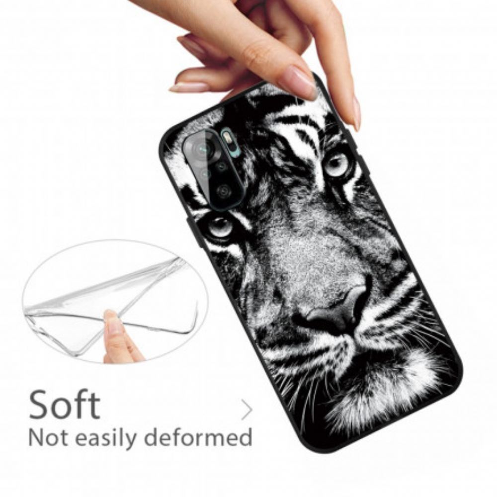 Kryty Na Mobil Na Xiaomi Redmi Note 10 / 10S Černobílý Tygr