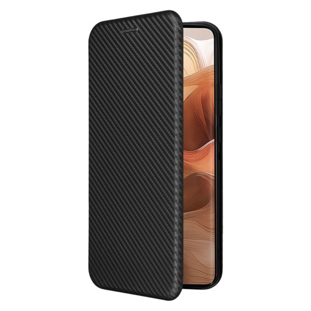 Kožené Pouzdro Folio Motorola Edge 50 Ultra Uhlíkové Vlákno
