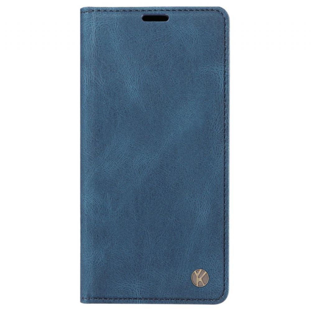 Kožené Pouzdro Motorola Edge 50 Ultra Vintage Yikatu
