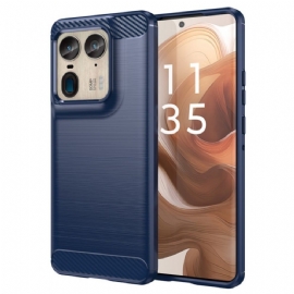 Kryt Motorola Edge 50 Ultra Kryty Na Mobil Kartáčované Uhlíkové Vlákno