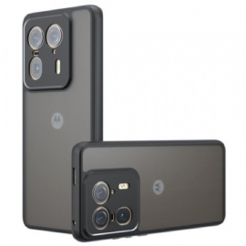 Kryt Motorola Edge 50 Ultra Kryty Na Mobil Černá Průhledná