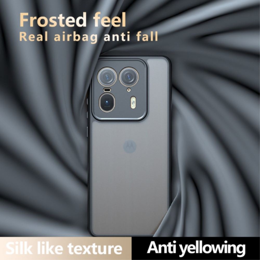 Kryt Motorola Edge 50 Ultra Kryty Na Mobil Černá Průhledná