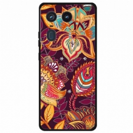 Kryt Motorola Edge 50 Ultra Zlatý Květ Cercis