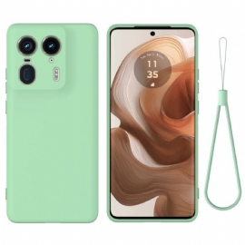 Kryt Motorola Edge 50 Ultra Řemínek Z Tekutého Silikonu