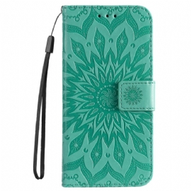 Kožený Kryt Oppo Reno 12 Pro 5g Mandala S Popruhem