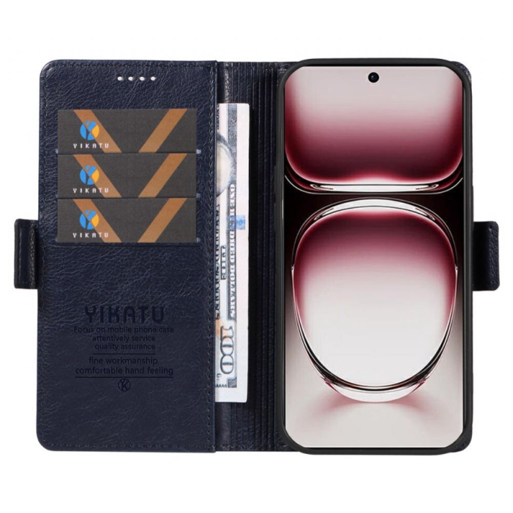 Kožený Kryt Oppo Reno 12 Pro 5g Vintage Yikatu