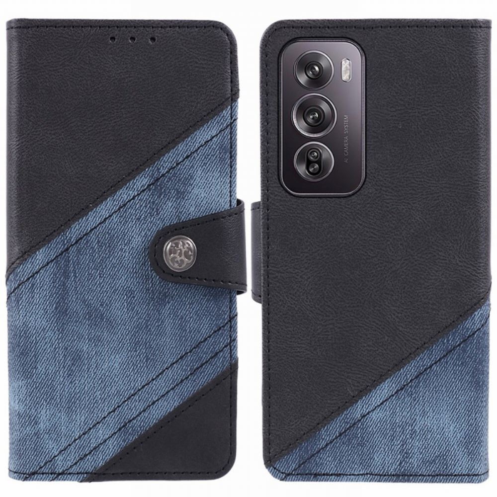 Peněženková Pouzdra Oppo Reno 12 Pro 5g Bi-textura