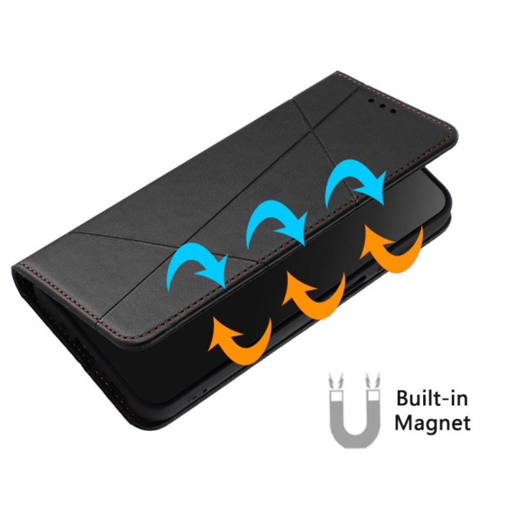 Kožené Pouzdro Folio Samsung Galaxy S25 Fe Lines