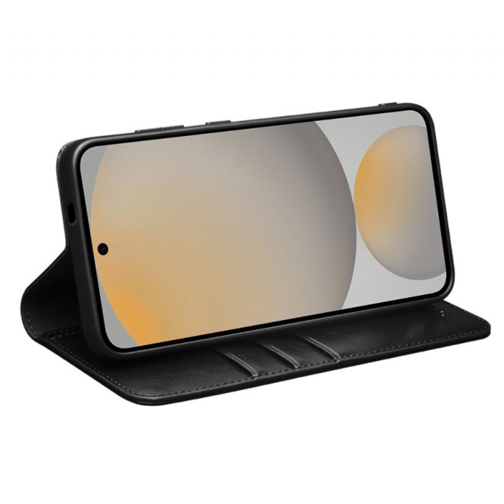 Kožené Pouzdro Folio Samsung Galaxy S25 Fe Qialino Kůže