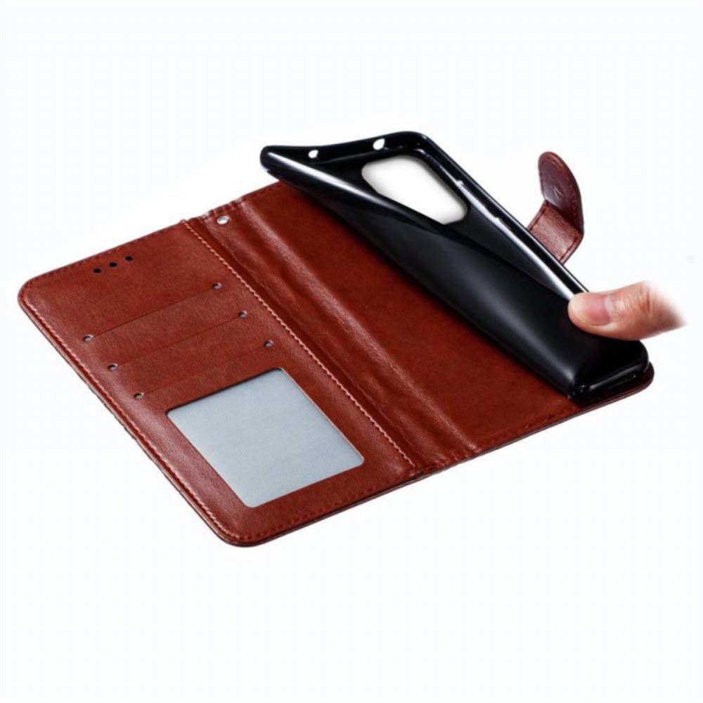 Kožený Kryt Na Samsung Galaxy S25 Fe Vzor Mandaly