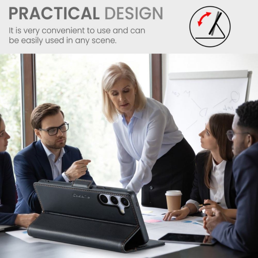 Kožený Kryt Samsung Galaxy S25 Fe Caseme