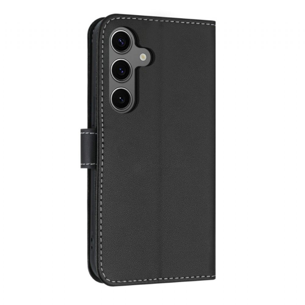 Kožený Kryt Samsung Galaxy S25 Fe Dekorativní Mašle