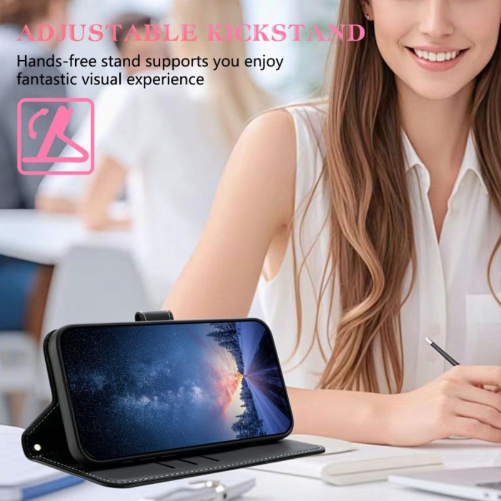 Kožený Kryt Samsung Galaxy S25 Fe Dekorativní Mašle