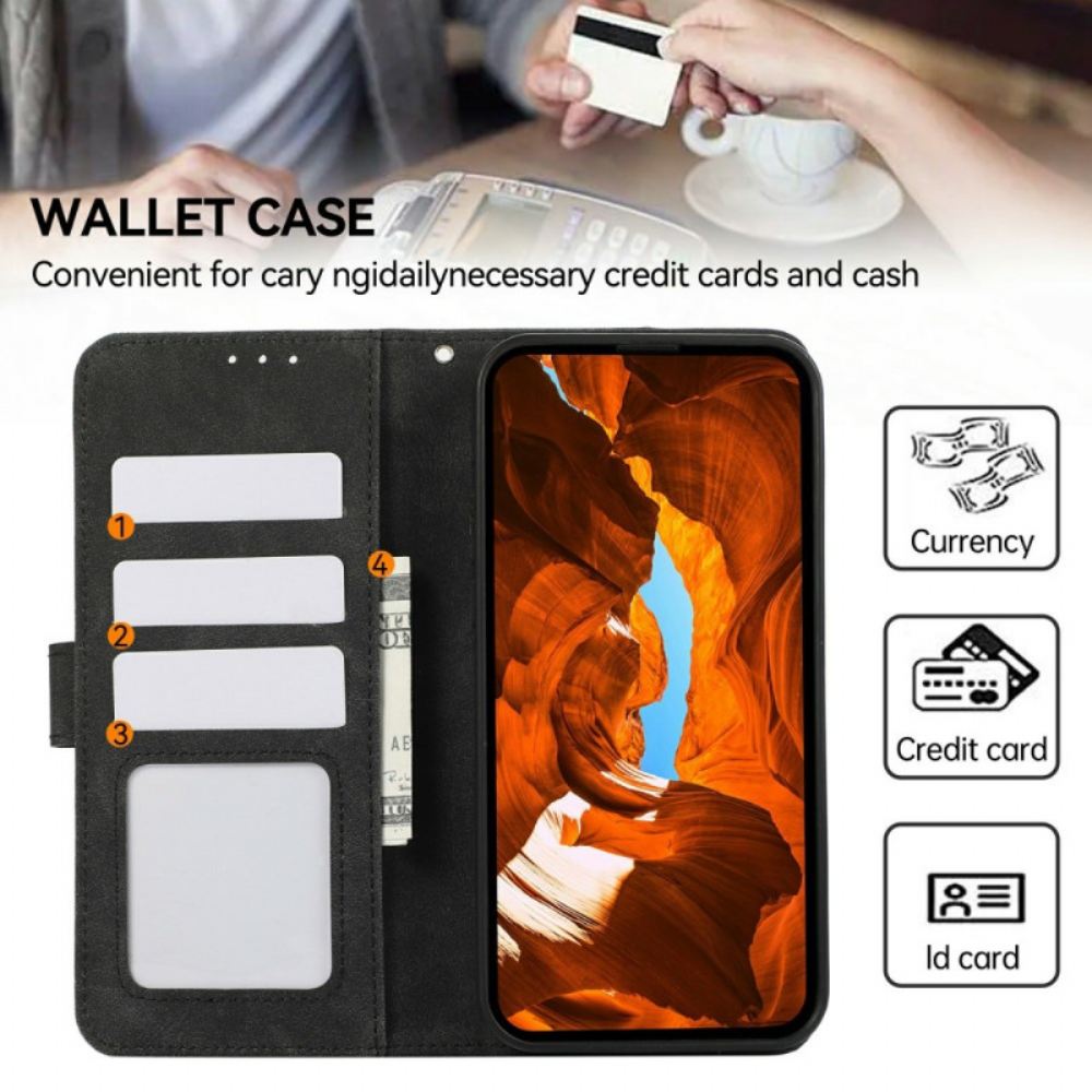 Kožený Kryt Samsung Galaxy S25 Fe Dvoubarevný Abeel