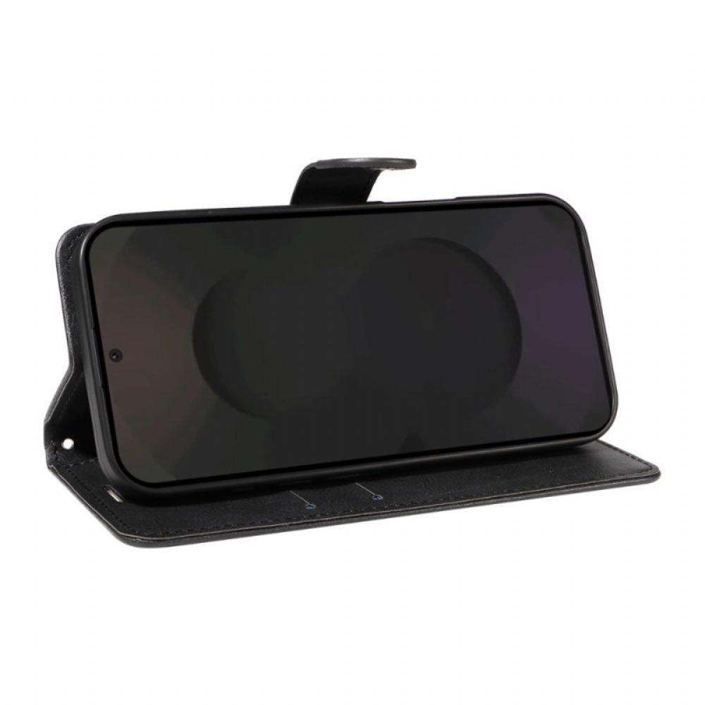 Kožený Kryt Samsung Galaxy S25 Fe Jednobarevný