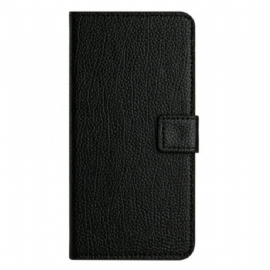 Kožený Kryt Samsung Galaxy S25 Fe Klasická Černá