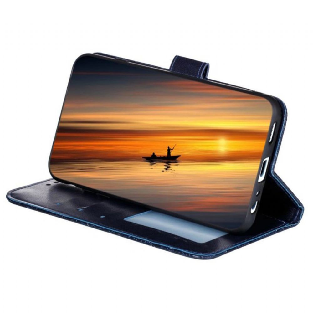 Kožený Kryt Samsung Galaxy S25 Fe Mandalový Potisk